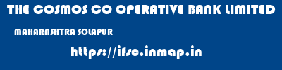 THE COSMOS CO OPERATIVE BANK LIMITED  MAHARASHTRA SOLAPUR    ifsc code